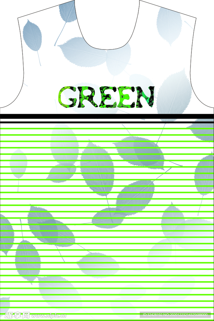 潮流男装印花 定位图 分层