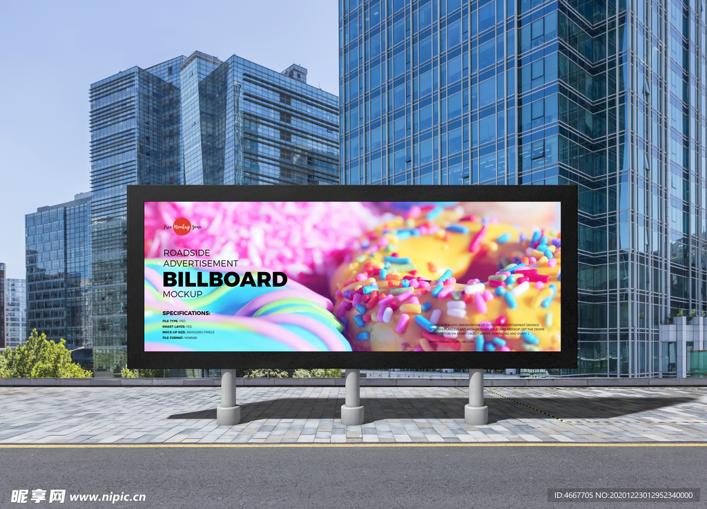 海报单张样机  海报样机设计