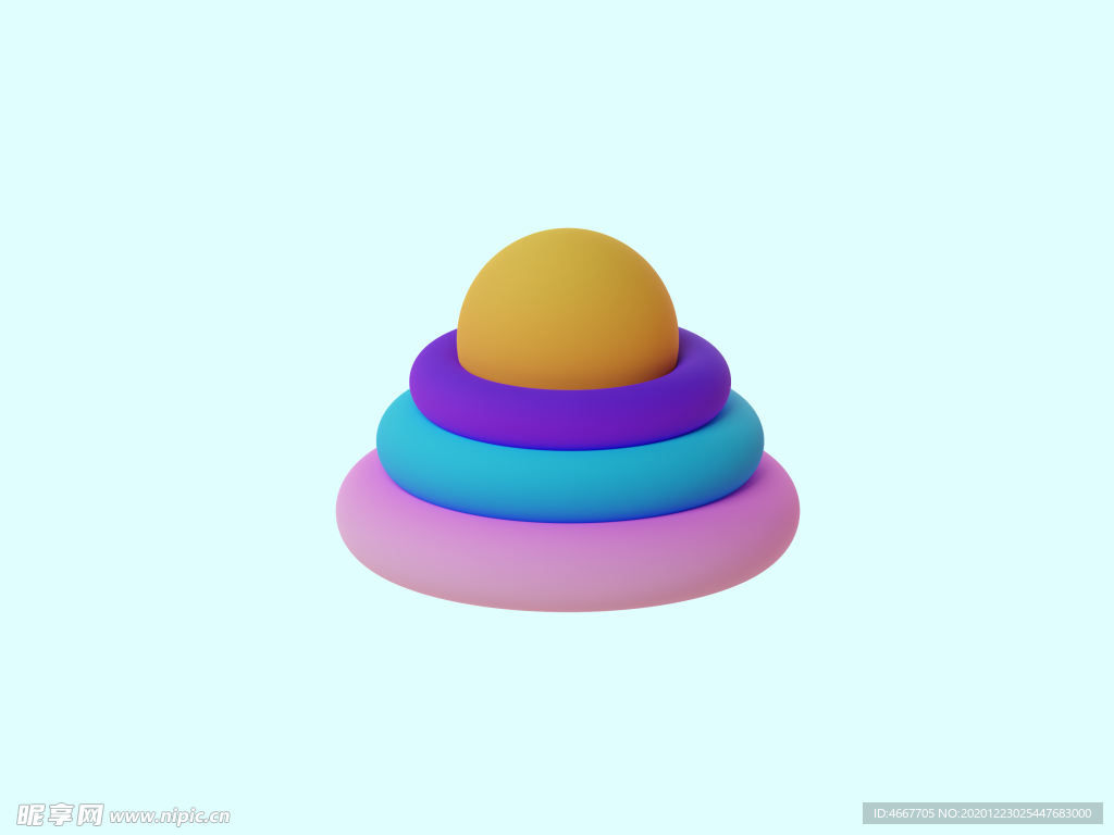 潮流卡通人物 C4D卡通设计