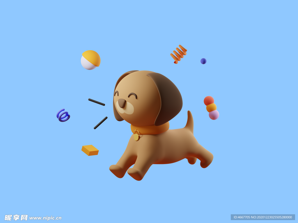 潮流卡通人物 C4D卡通设计