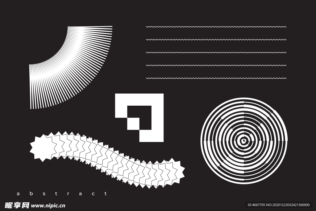 抽象潮流图案  几何背景图案