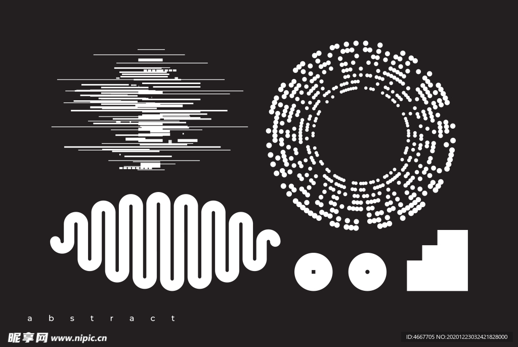 抽象潮流图案  几何背景图案