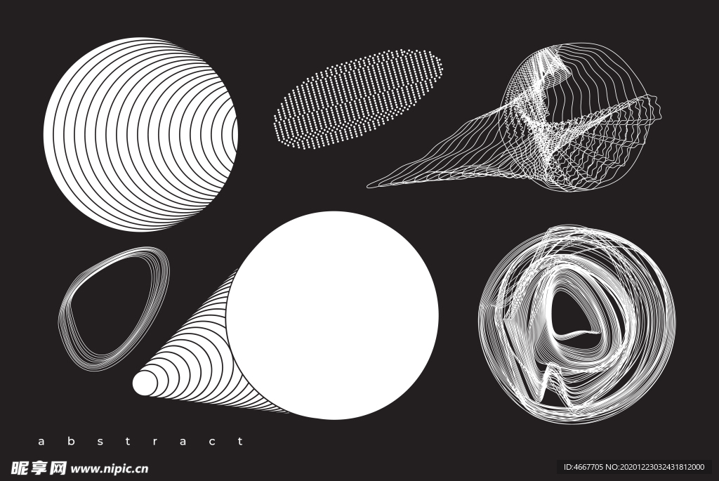 抽象潮流图案  几何背景图案