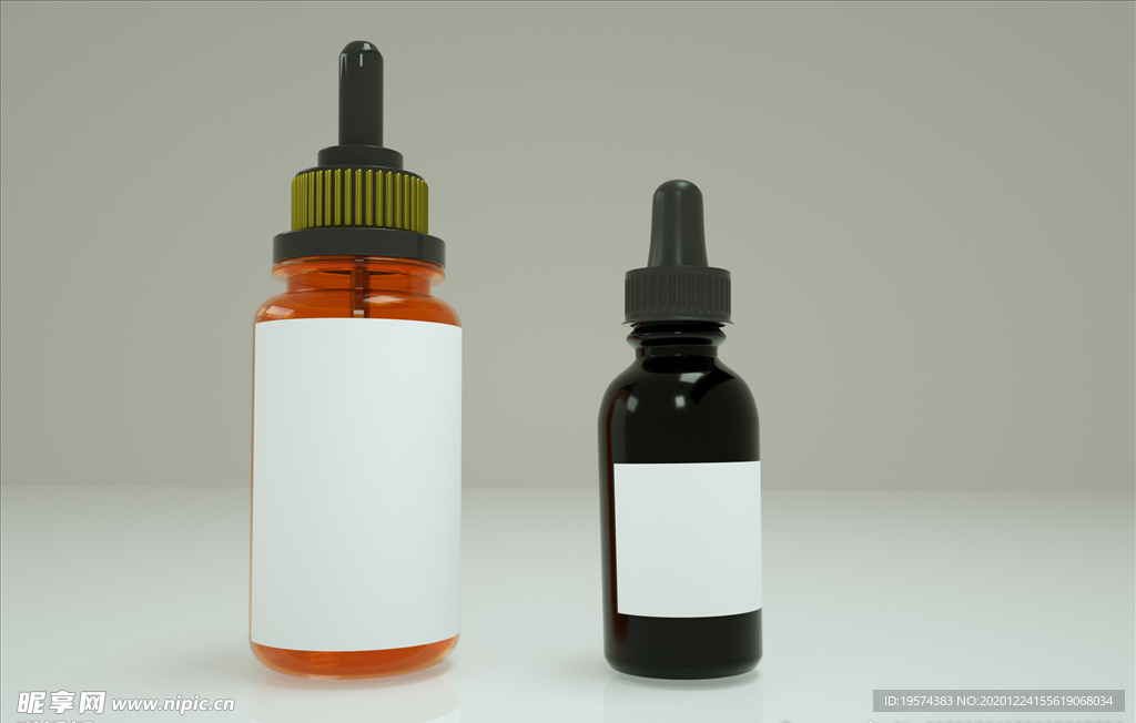 C4D 模型精油香薰瓶