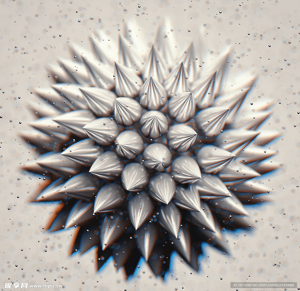 C4D 模型 马丁球刺球