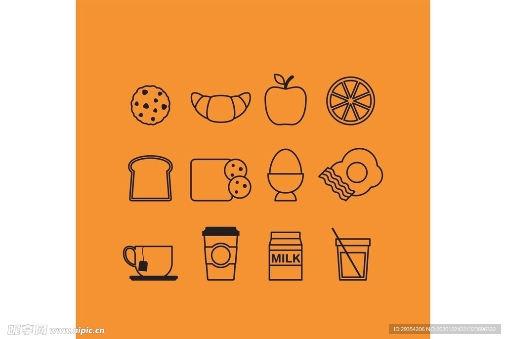 咖啡元素图标图片