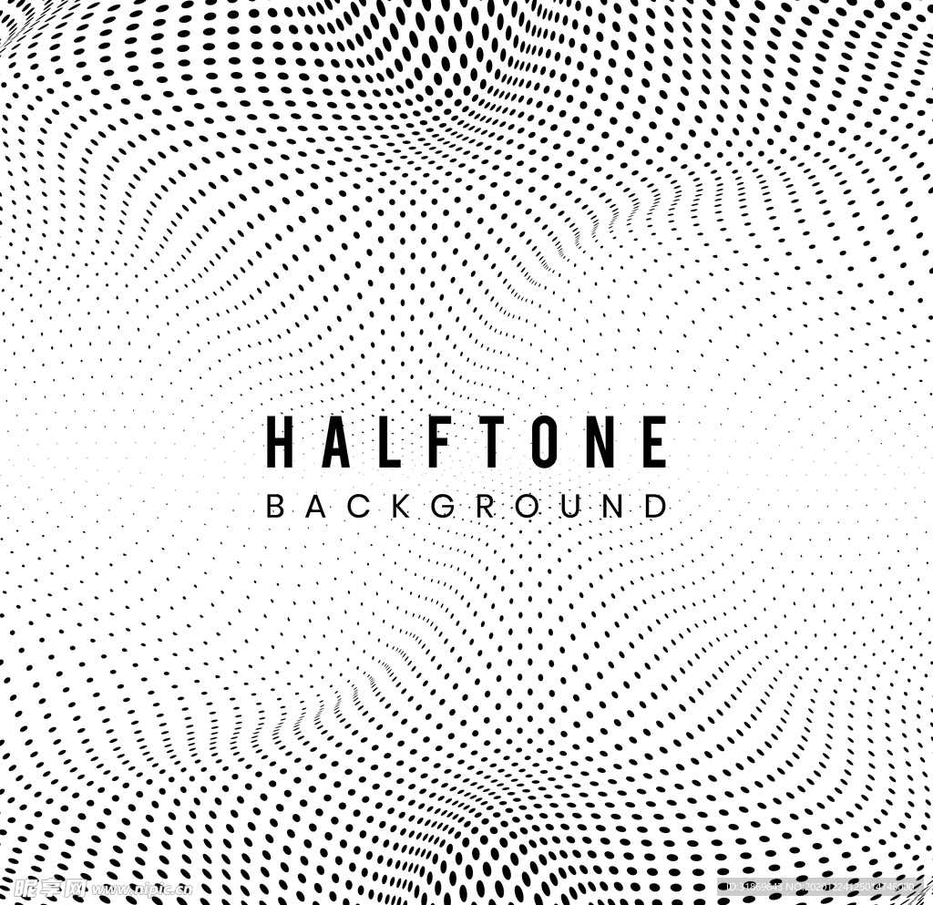 彩色半调 波点背景