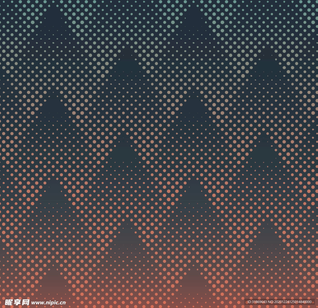彩色半调 波点背景