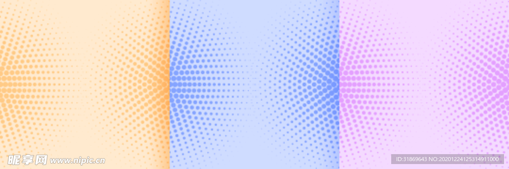 彩色半调 波点背景