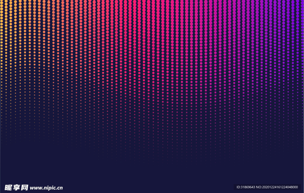 彩色半调 波点背景