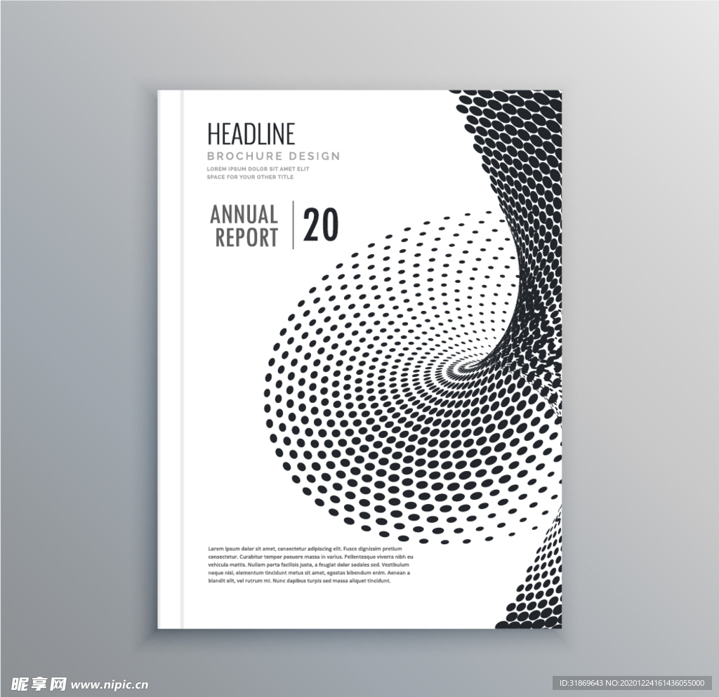 彩色半调 波点背景