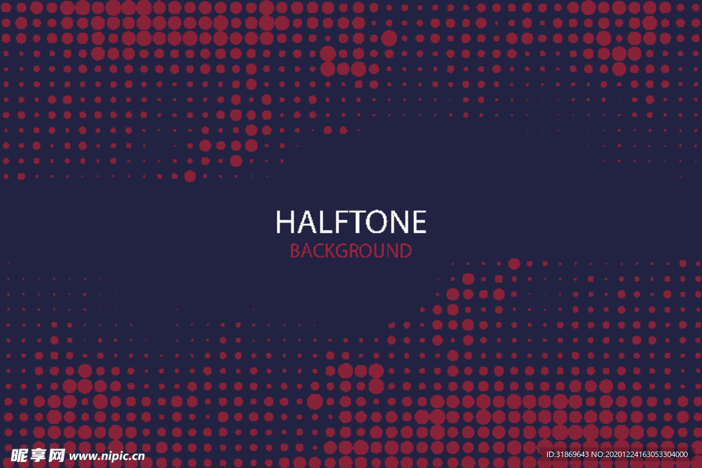 彩色半调 波点背景