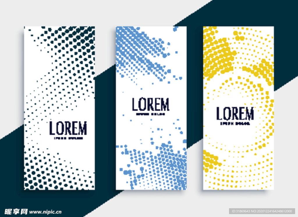 彩色半调 波点背景