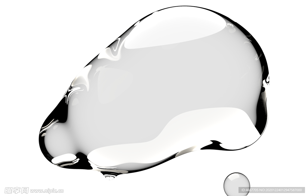 水滴免抠泡泡  透明肥皂泡泡