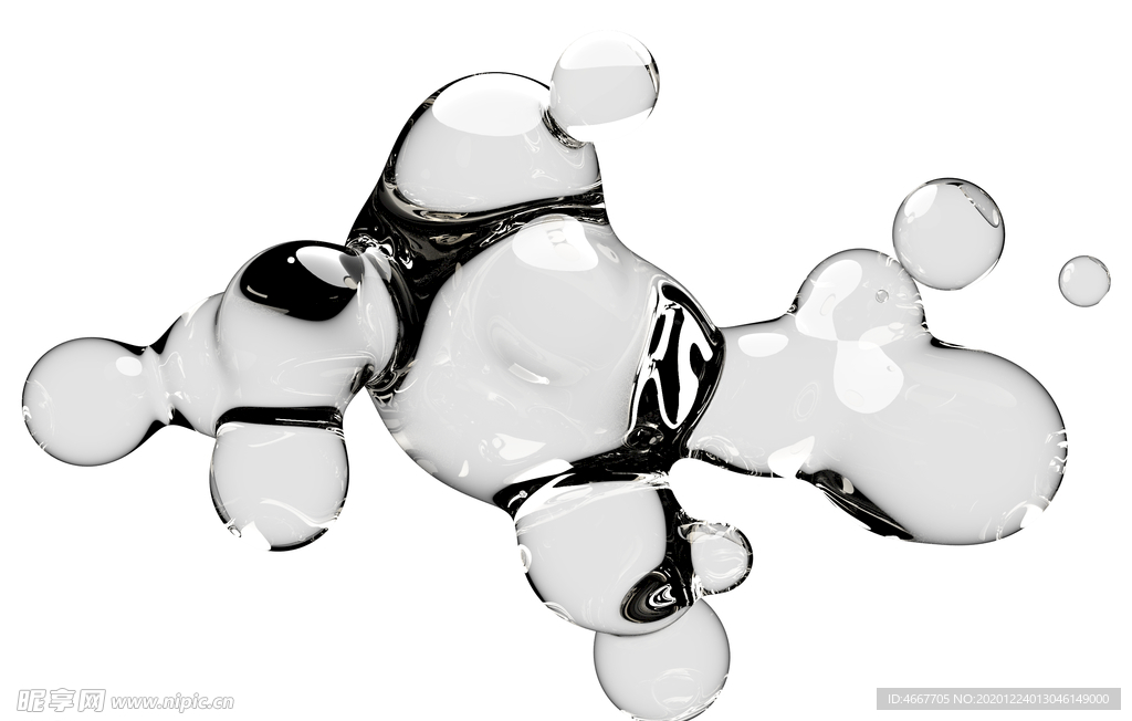 水滴水珠泡泡  透明肥皂泡泡