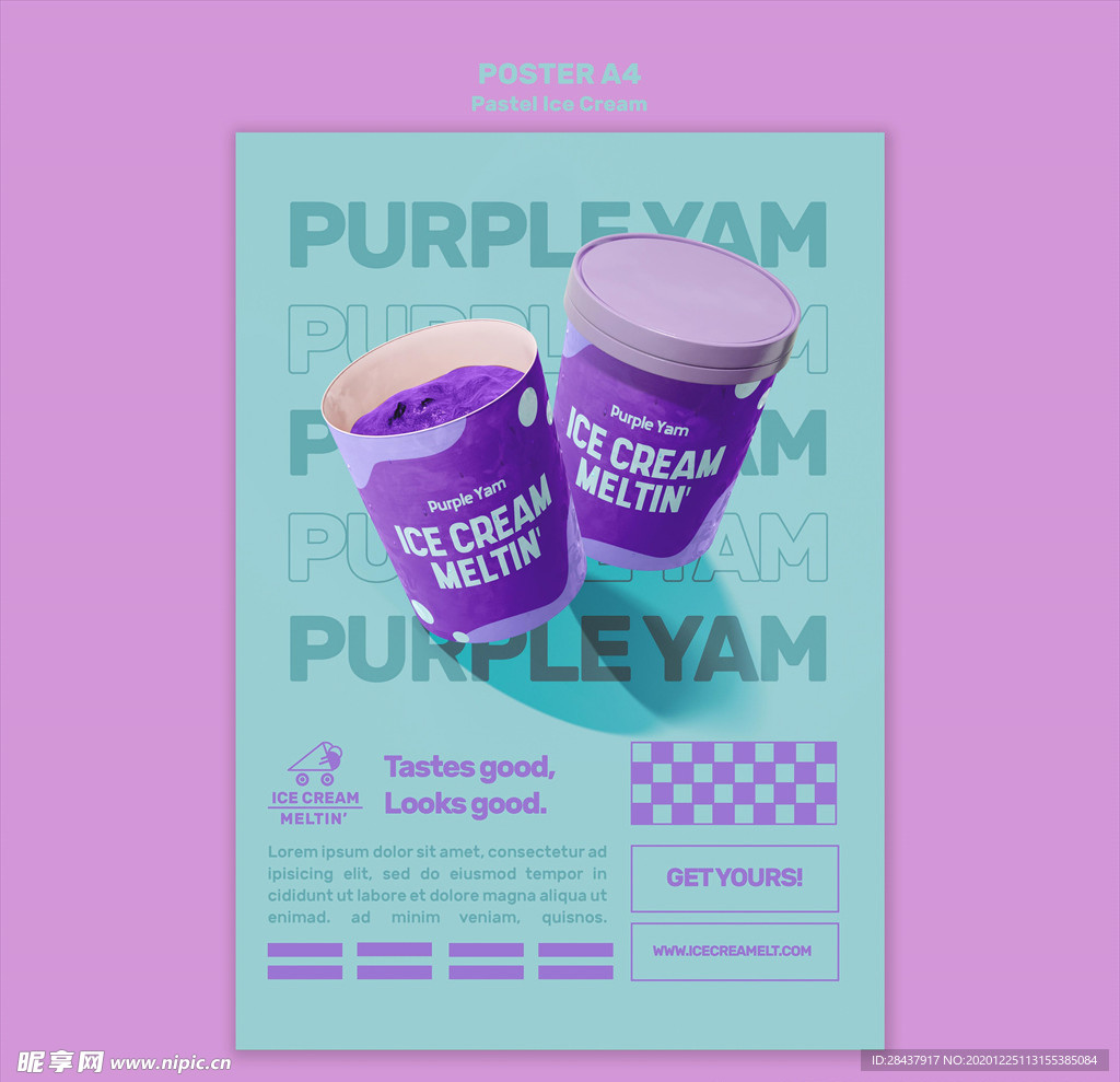 冰淇淋海报