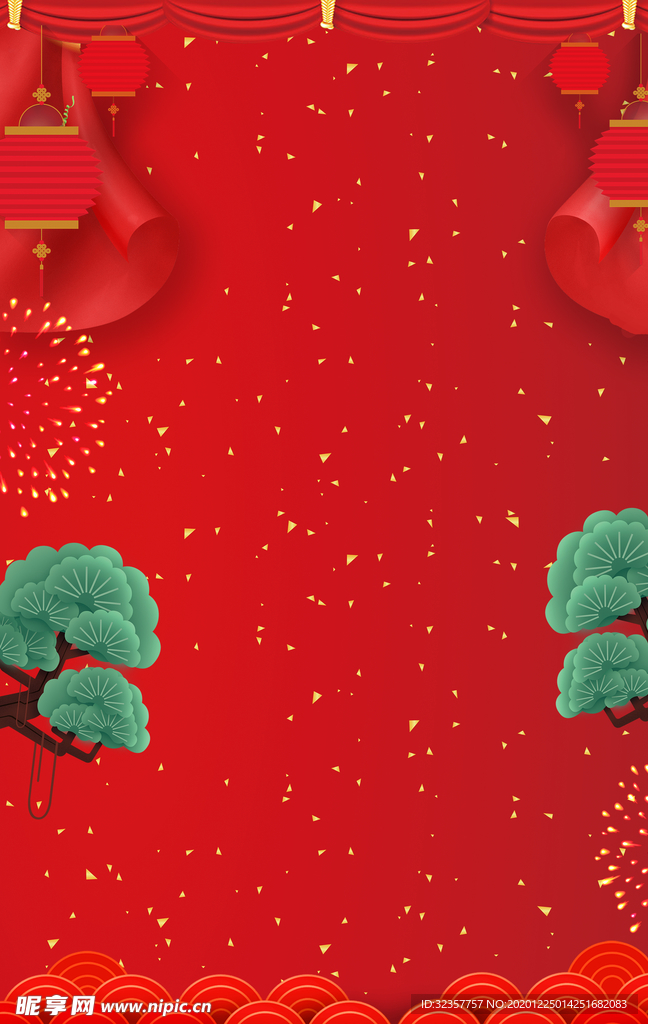 红色背景 喜庆背景