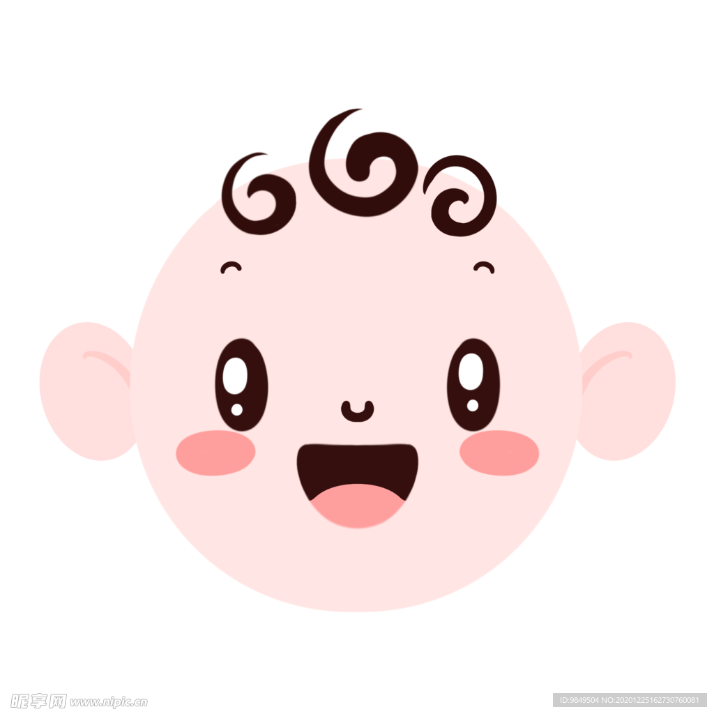 可爱卡通手绘宝宝png