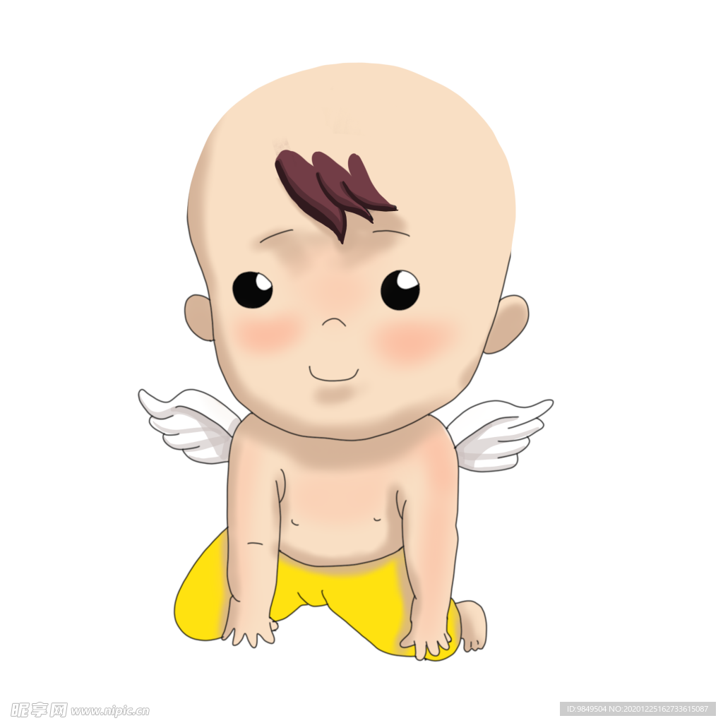 可爱卡通手绘宝宝png