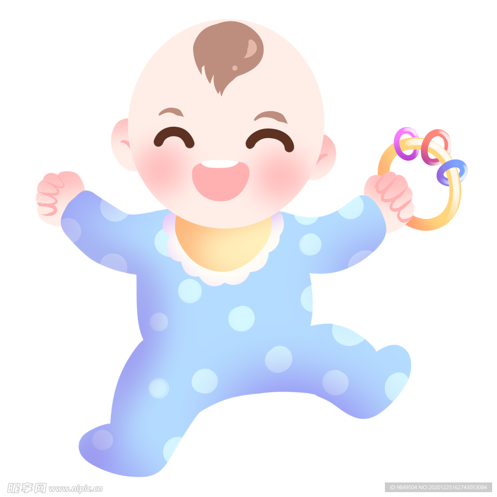 可爱卡通手绘宝宝png