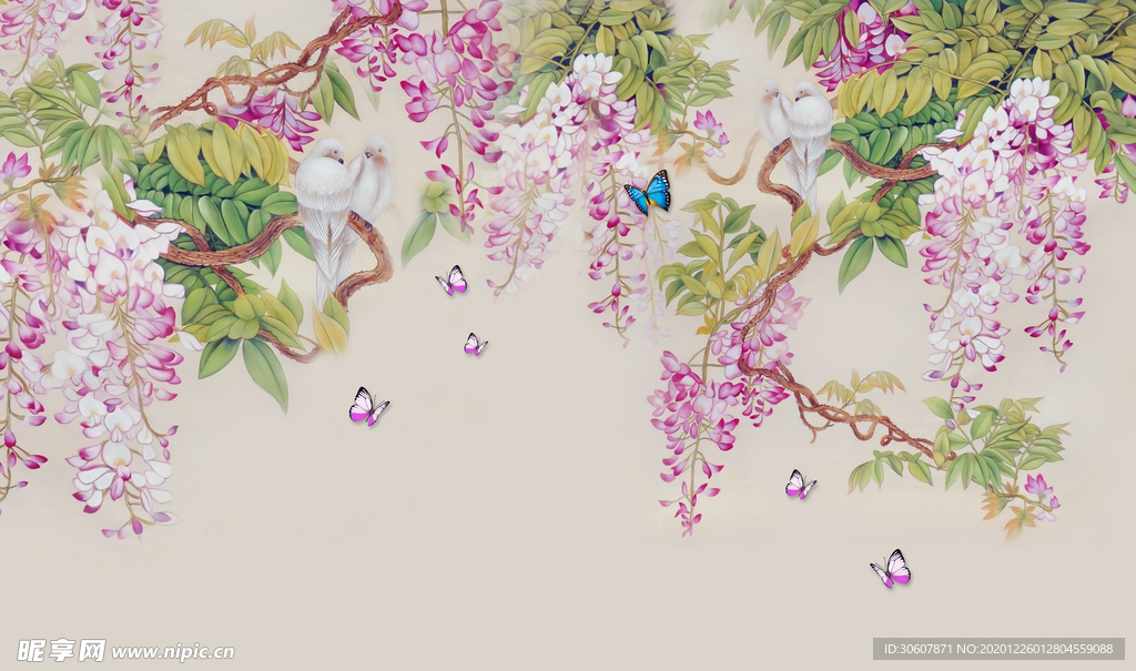 挂画画芯