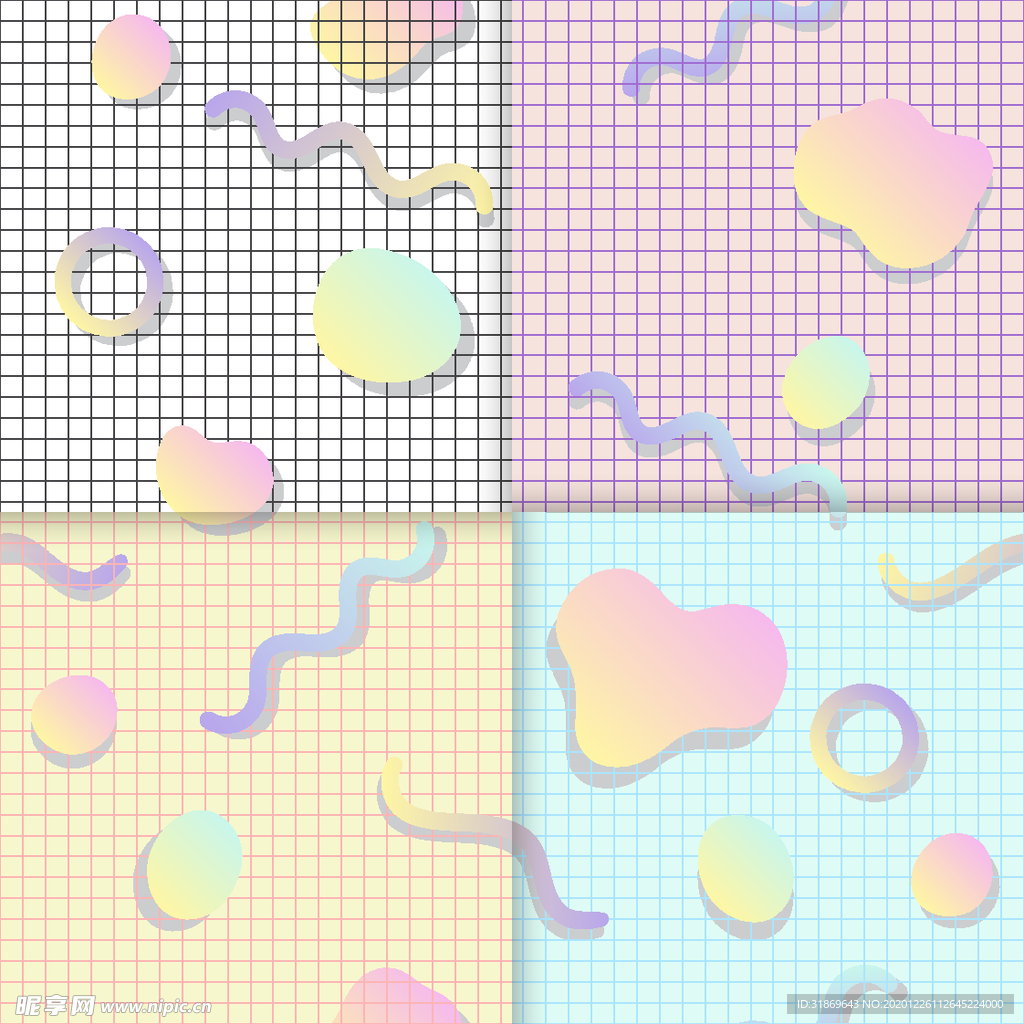 网格图案 花纹底纹