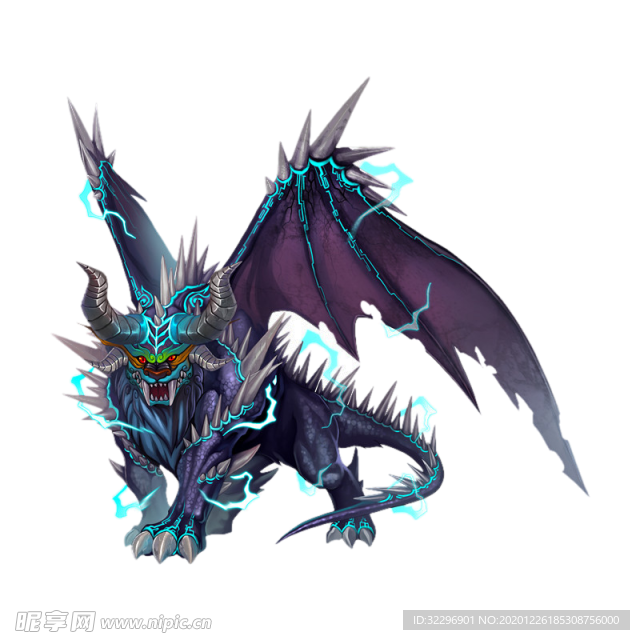 中国风金色龙元素