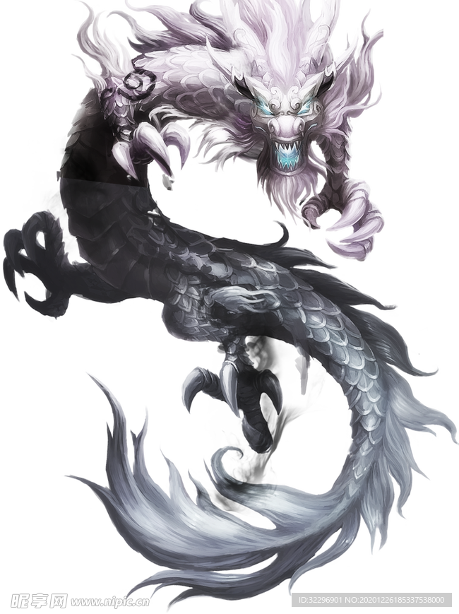 中国风金色龙元素