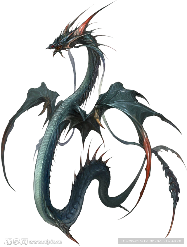 中国风金色龙元素