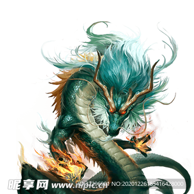 中国风金色龙元素