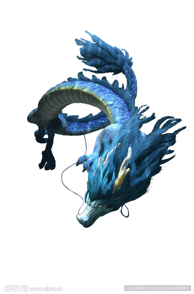 中国风金色龙元素