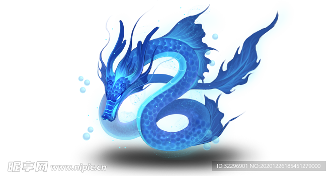 中国风金色龙元素