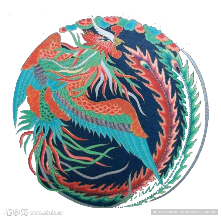 中国风金色龙元素