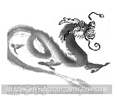 中国风金色龙元素