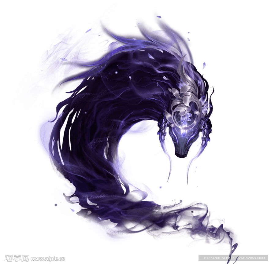 中国风金色龙元素