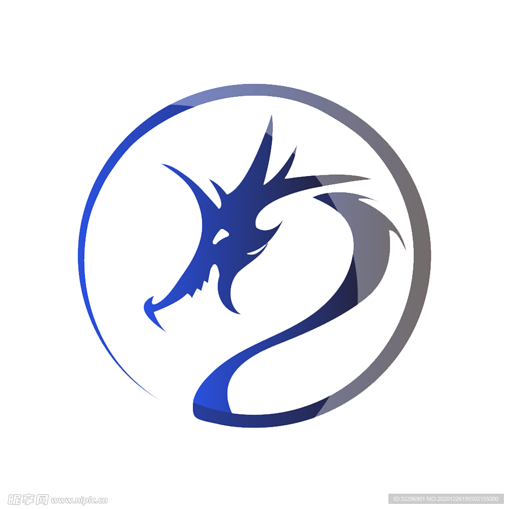 中国风金色龙元素