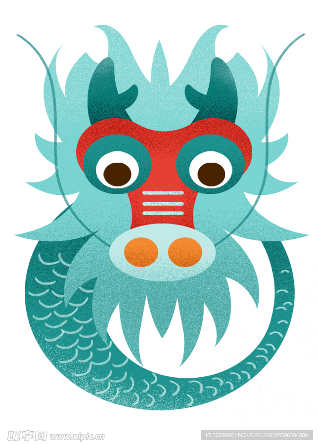 中国风金色龙元素