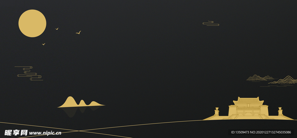 中国风背景元素