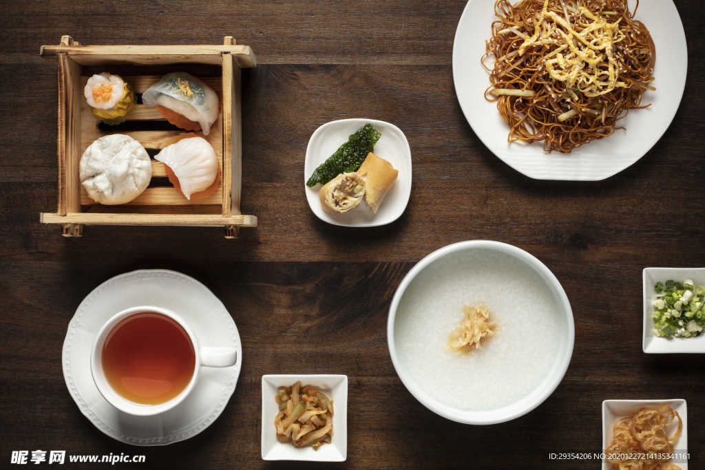 简约的早餐图片