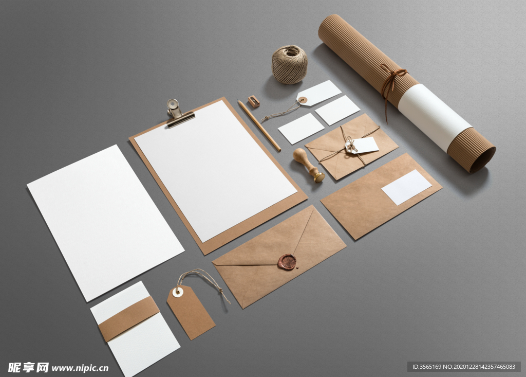 品牌形象样机PSD模板智能贴图