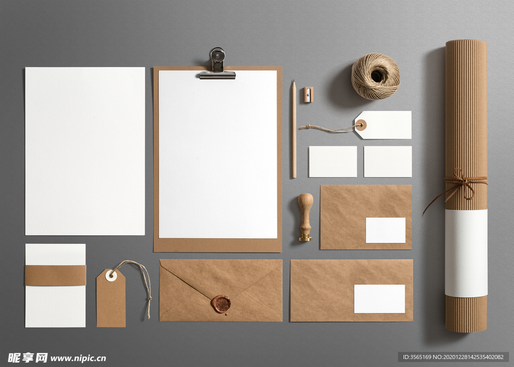 品牌形象样机PSD模板智能贴图