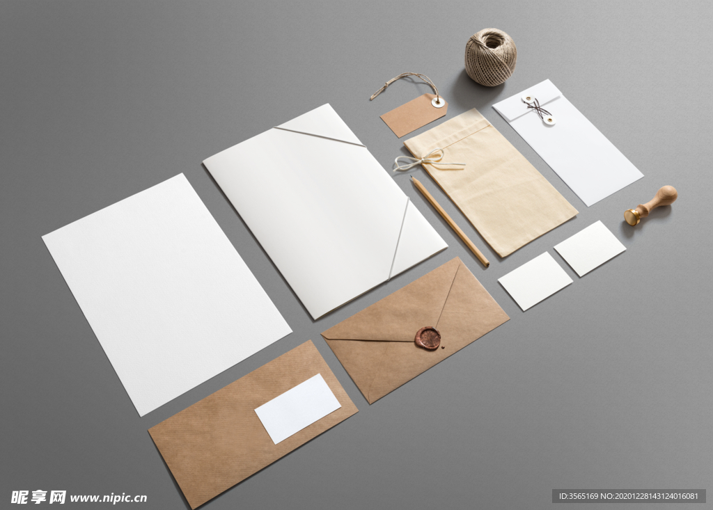 品牌形象样机PSD模板智能贴图