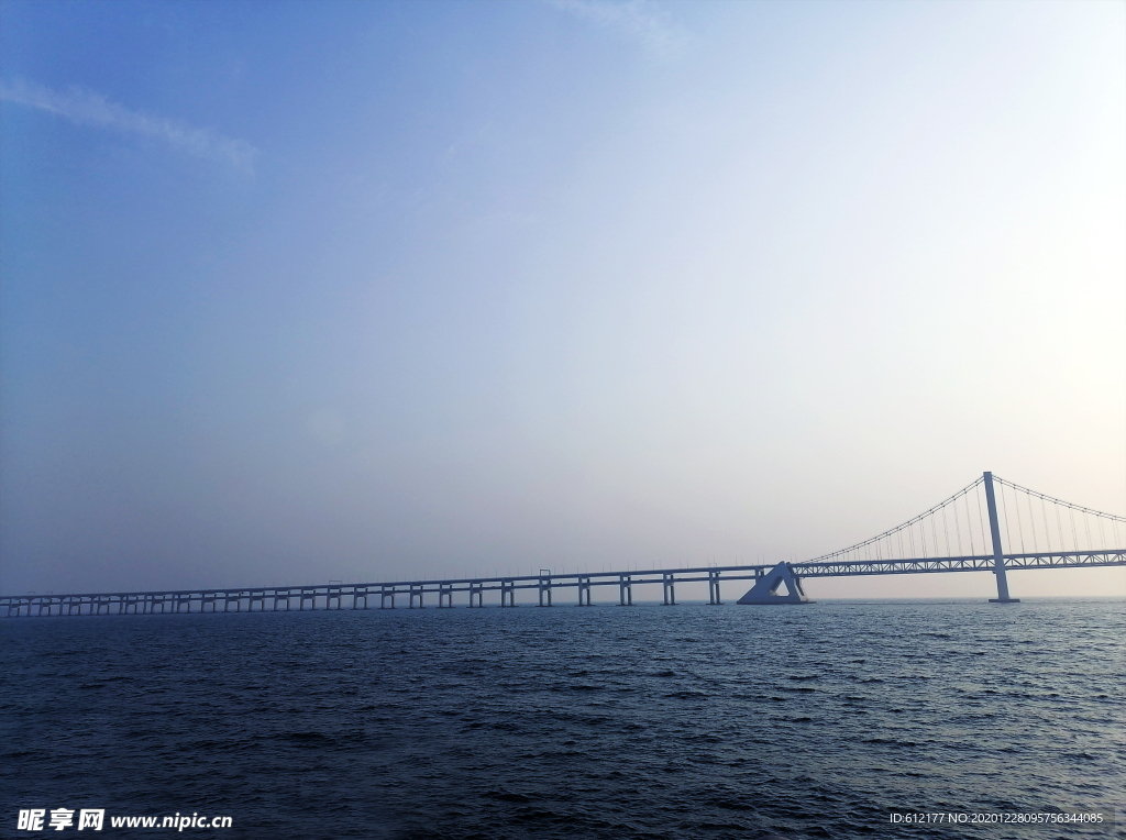 大连星海湾大桥远眺