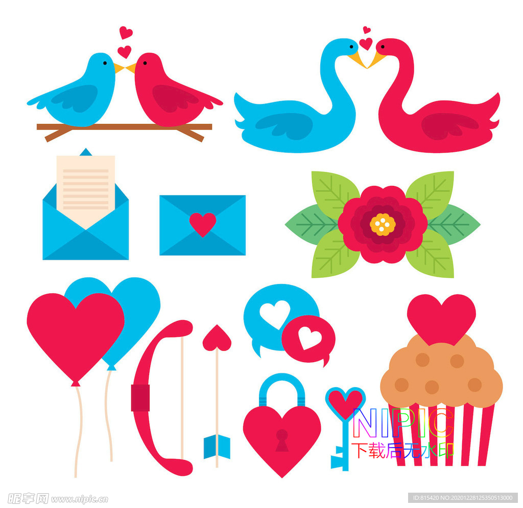 格式ai情人节eps图片模板