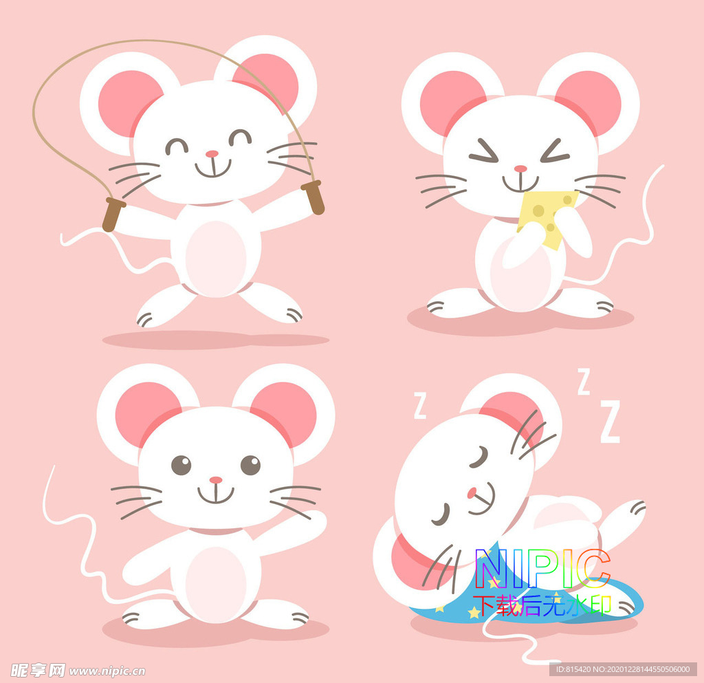 矢量图rat快乐背景图下载鼠