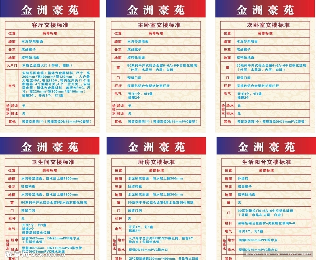 交楼标准