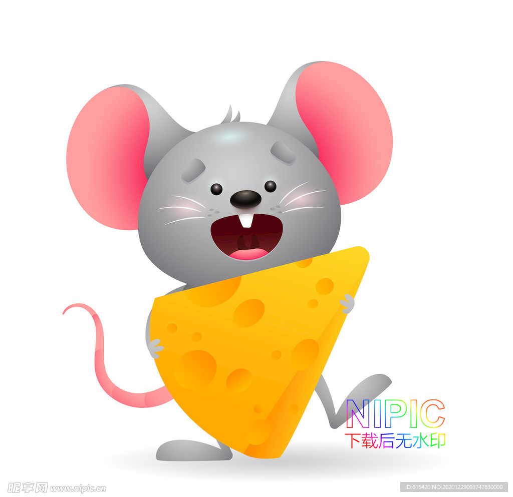 新年背景图mice素材可爱鼠