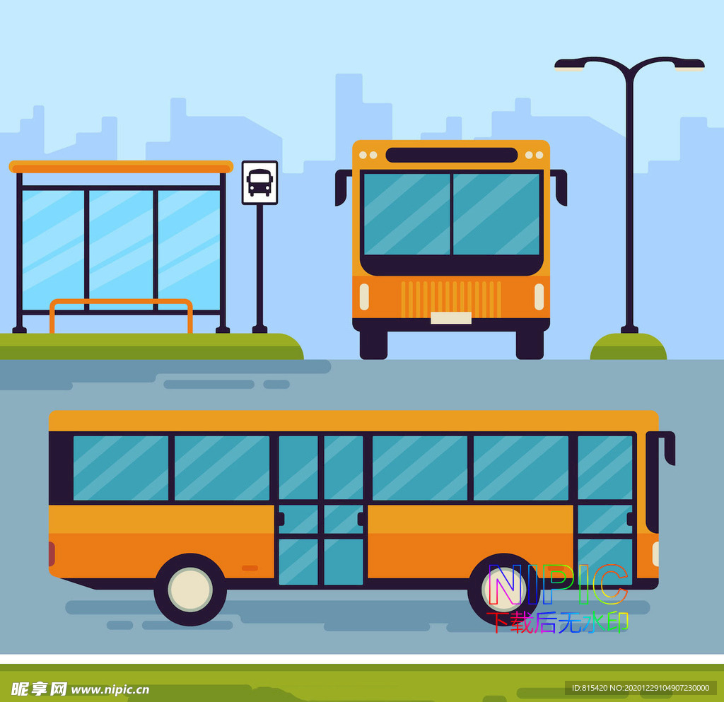 模版车贴背景货车ai格式站台