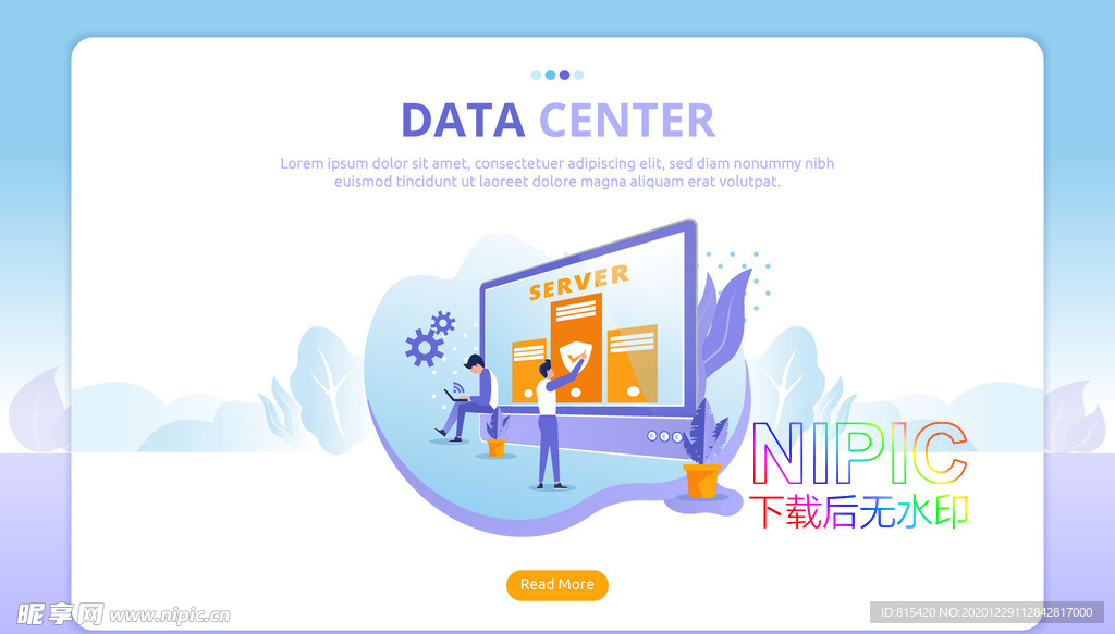 团队市场营销ui矢量网页社交