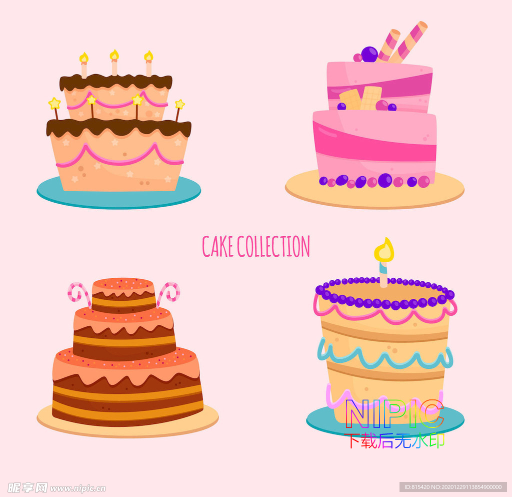 甜点cake大全ai背景图